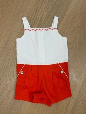 Janie and Jack Santorini Sunset Romper 18-24 months